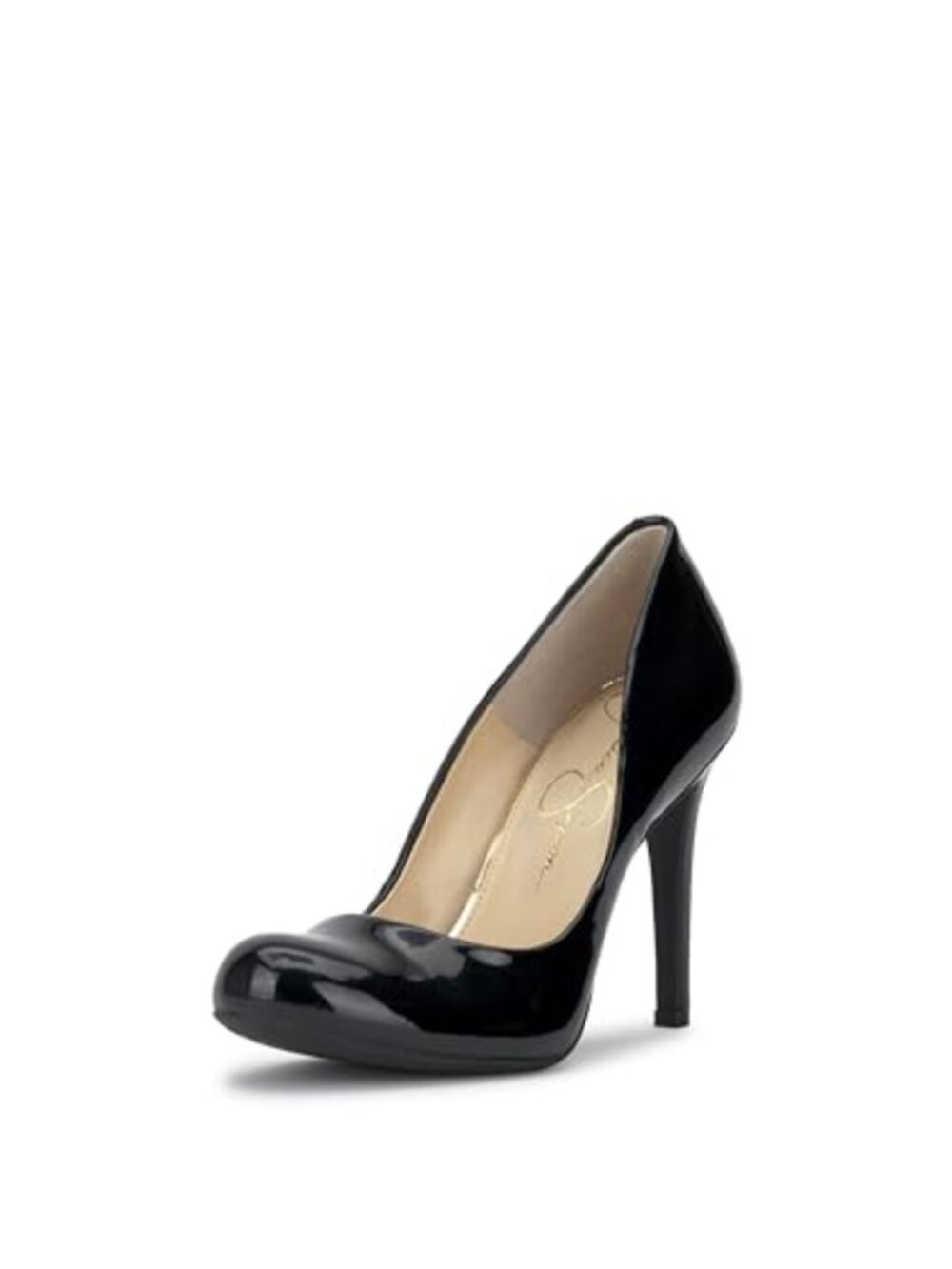 Jessica Simpson Calie Classic Pump Faux Leather Stiletto Heel